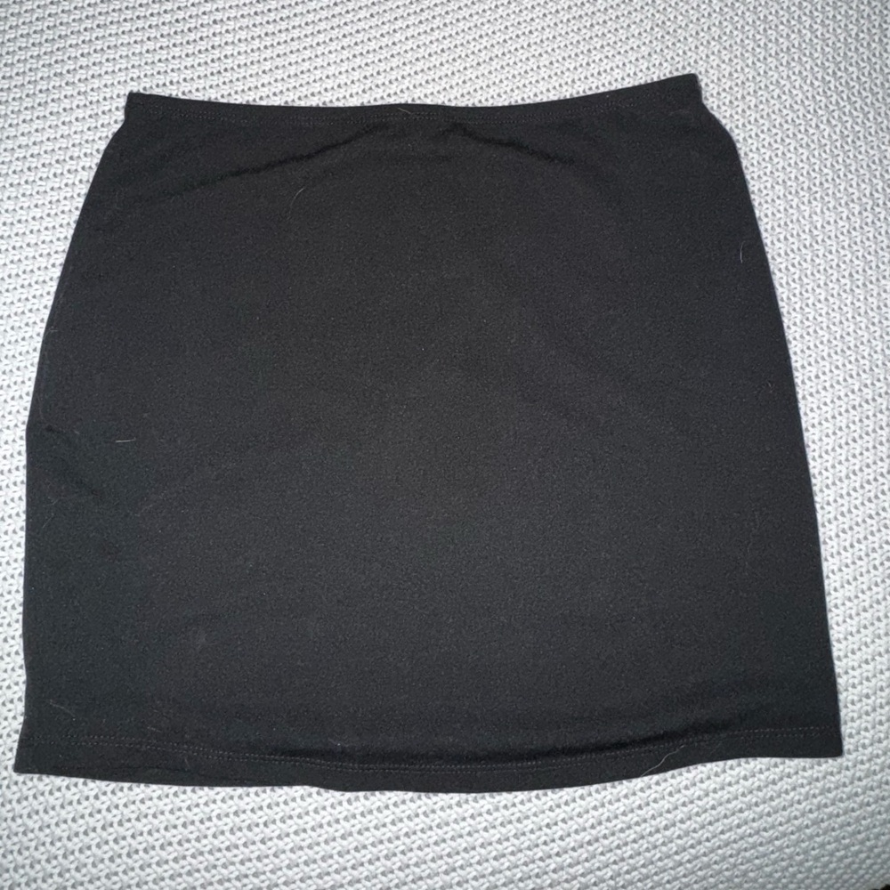 Women’s black mini skirt